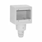 BOX ON POLE TOP WITH 1 IP55 FRONT