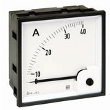 AC analog ammeter - size 72x72mm - TI ratio 2500/5A