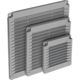 grille with plugs 200x200 grey