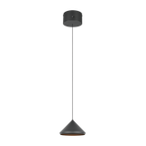 Laguna LED pendant 1-pc 18 cm matt black