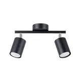 CEILING LAMP LEMMI 2 BLACK GU10 2X40 IP20