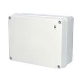 Box SolidBOX 68220 IP65, 280x220x127mm, full lid, smooth sides