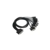 MOXA – CBL-M62M25X8-100 – Serial cable DB62 plug to 8 x DB25 plug, 1 m