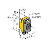 Photoelectric Sensor Opposed Mode Sensor (Emitter/Receiver)   QS18VP6RBQ7
