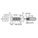 Sensing Tip Plastic Fiber   TGR3/8MPFMQ