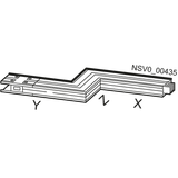 BD2A-400-ZL-Z* Z UNIT LEFT X/Y 0,36M, Z 0,14M- 1,25M 160-400A