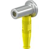 6 mm socket, crimp connection, 4.0-6.0 mm², yellow, 15.0010
