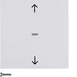 Shutter push-button, S.1/B.3/B.7, p. white glossy