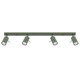 RING CEILING LAMP 4L OLIVE GREEN 4XGU10