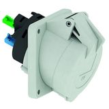 ICD 1h 32A 5P >50V IP44 85x85 Gr QC Sch Ni