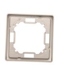 Double two way switch with LED indicator light without pictogram, (module), 10AX, Screw, Gold matt, metalic