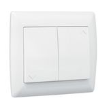 VENETIAN DOUBLE PUSH-BUTTON WHITE