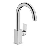 Vernis Shape 210 sink mixer, with swivel spout, with pop-up, chrome