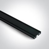 43001F/B BLACK FLAT PROFILE 48V 1m