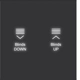 KNX pushbutton cover, 1-position, with backlight, A.x/C.x, matte black