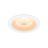 NUMINOS© L, recessed ceiling light, 2700K, 55ø IP20 round wh
