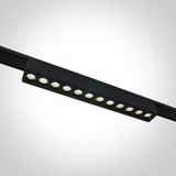 43102FB/B/V BLACK 12W CCTV 48V IP20 FLAT MAGNETIC