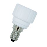 Adaptor/Lampholder E14 to GU10 Ceramic 110C