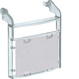 Identification holder short, clipping bottom or top for LV size 00/185