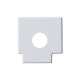 End cap with hole for AM, white color, 1 pc