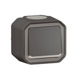 PLEXO PUSH BUTTON NO CONTACT LOCATOR - ANTHRACITE - SURFACE