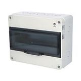 FLATBOX 5913 cabinet, 13TE, 220x270x121mm, transparent plastic door, IP65