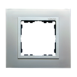 Single frame, metal, aluminum / aluminum matt