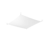CEILING LAMP LUNA 2 WHITE G13 4X9W IP20