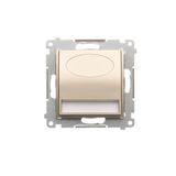 LED luminaire, 230V, Gold matt, metalic