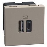 Light Now - charger usb AC 2m stone