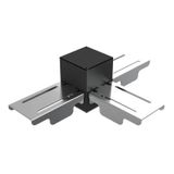 Nile 2 "T" Interlock Connector Black