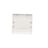 Single socket outlet without earthing, Silver matt, metalic, 16A