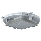 Install. housing, HaloX® 100 front part Inst. opening 75x75 mm, facing concrete