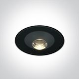 BLACK INGROUND TRIMLESS 6W WW IP67 100-240V