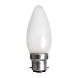 Incandescent Bulb 60W Frosted Candle B22