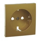 COVER PLATE F/EARTH SOCKET (SKO TYPE) GOLDEN