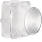 Lens for push button/light signal element E10, clear transparent