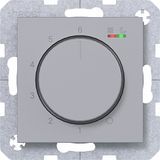 Room thermostat, heating/cooling, A.x/C.x, titanium