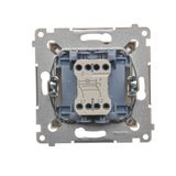 5 gang frame for plasterboard box, anthracite, metalic