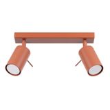 CEILING LAMP RING 2 RED OCHRE 2XGU10