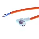 Sensor cable, M8 right-angle socket (female), 3-poles, PP detergent an AA041396C