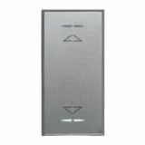 DOUBLE PUSHBUT.1P NO W/ARROWS AL.1M