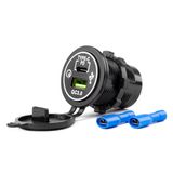 Waterproof phone charger USB+USB-C 12/24V MOD-08