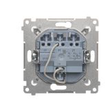 Single key with pictogram for electronic products, matt aluminum