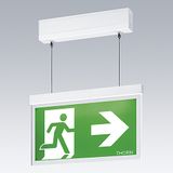 VOYAGER STYLE 150 MS-WF15 E3T-S SM-S WH - Escape sign luminaire