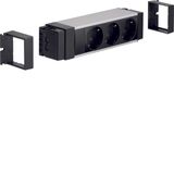 Module with 3 socket outlets