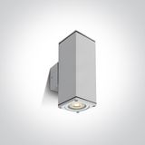 WHITE WALL 2xGU10 10W IP54 100-240V