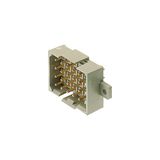 PCB plug-in connector, male header, Flange, THT solder connection, 5.00 mm, Number of poles: 9, 180°, Solder pin length (l): 3.2 mm, tinned, Pebble grey, Box