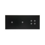 Touch panel 3 modules, Modul 1: 1 touch field, Module 2: 1 touch field, Module 3: 4 touch fields, Fixing: horizontal, Frozen lava