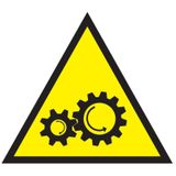 Adhesive for triangular danger sign - Side: 140 mm